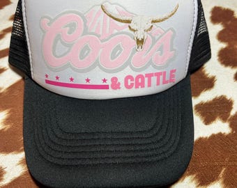 Gorra de camionero de Coors and Cattle