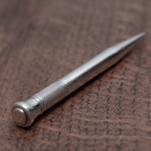 Antique Sampson Mordan Everpoint Sterling Silver Propelling Mechanical Pencil c1928 - Art Deco Period