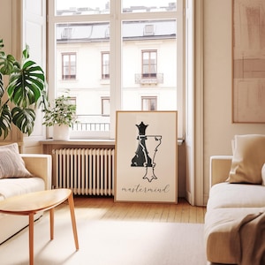 Taylor TS Mastermind Poster – Chess King Queen Inspired Digital Wall Art, Swiftie Lyric Download Wall Art,Gift for Fans, Gift for her him