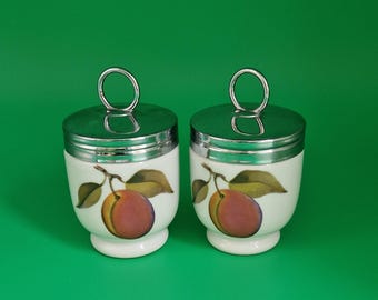 ヴィンテージ ロイヤルウースター エッグコドラー 3個セット 磁器、卵