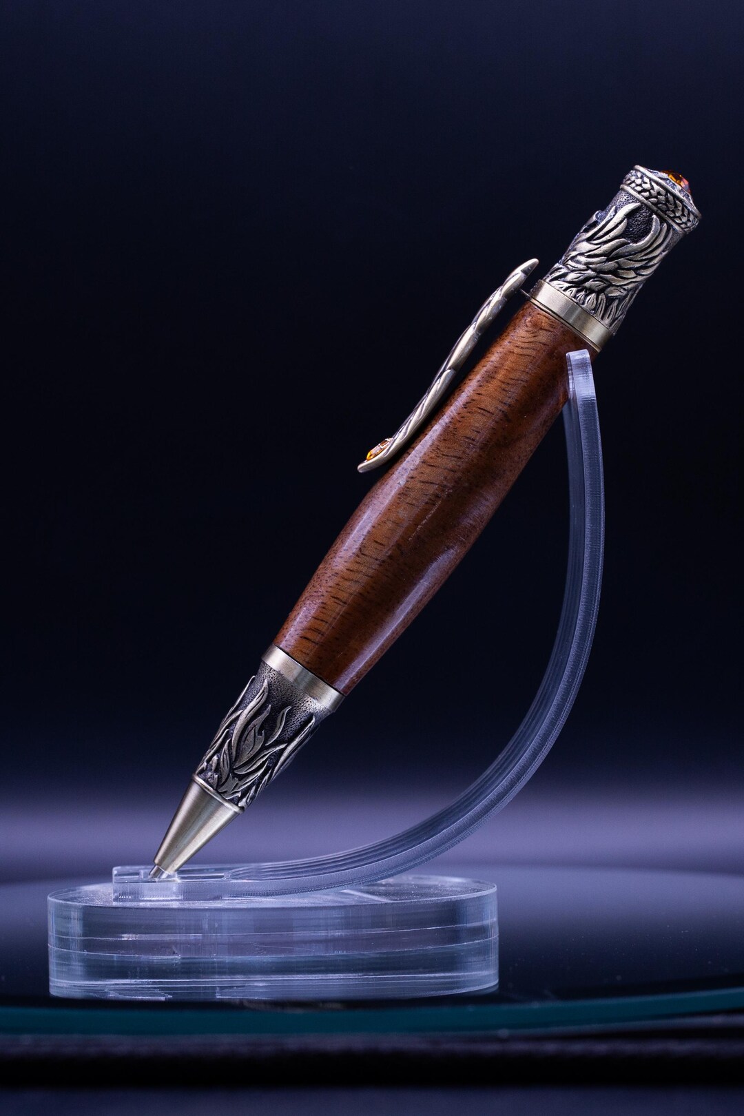 Maple Burl Phoenix Rising Pen - Etsy