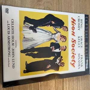 High Society DVD (1956) with Bing Crosby, Grace Kelly and Frank Sinatra