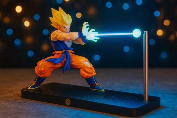 Figurine Dragon Ball Z - San Goku Kamé Hamé Ha - Idée Cadeau - Super Saiyan