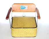 ON HOLD --- Booster Chair, Tablemate Atomic Era Child's/Baby's High Chair, Mid Century Modern