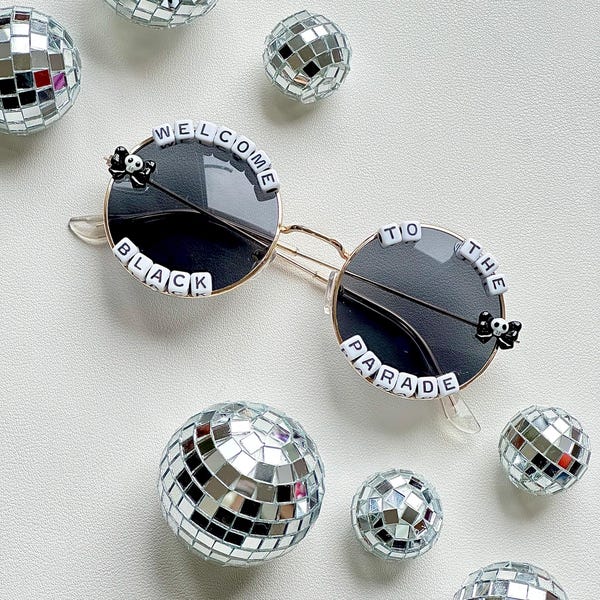 Adult Concert MCR Personalised Festival Sunglasses