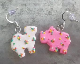 Animal Cookie Earrings
