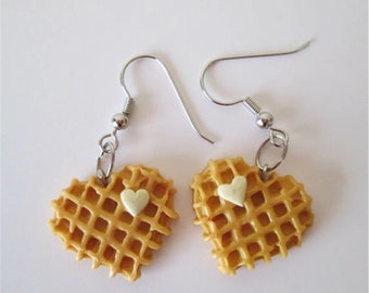 Waffle Earrings