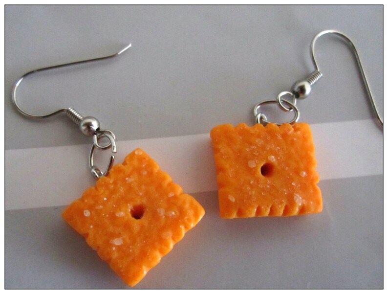 CheezIt Earrings Etsy