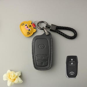 Key Cover For Toyota, Key Fob Case, Car Key Fob, Key Holder, Car Accessories, Key Organizer, Key Case For Toyota, Fob Cover, Car Key Fob