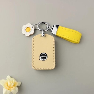 Nyckelfackskydd till Volvo, specialanpassat lädernyckelfackskydd till Volvo Xc40 Xc60 Xc90, bilnyckelfodral, bilnyckel, nyckelfodral, nyckelfack, nyckelring