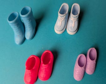 Vintage Barbie Boot Shoe Lot/4 (free ship)