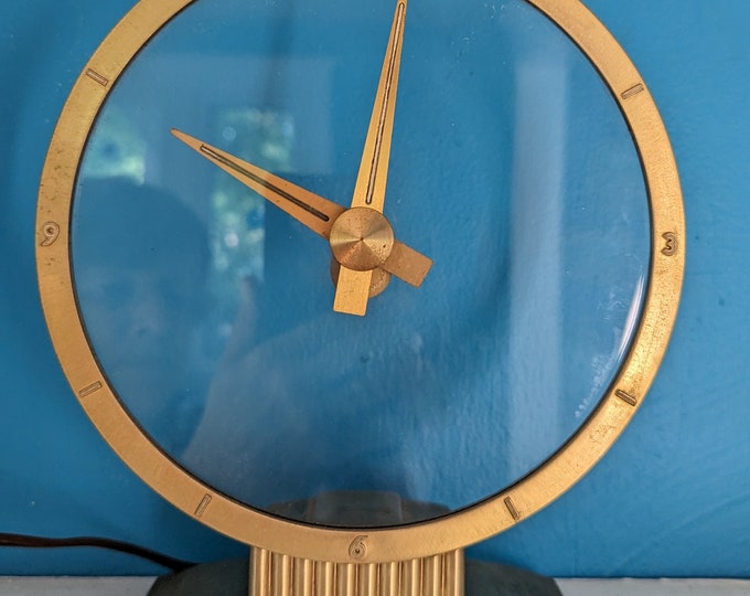 Vintage Jefferson Golden Hour Clock Etsy