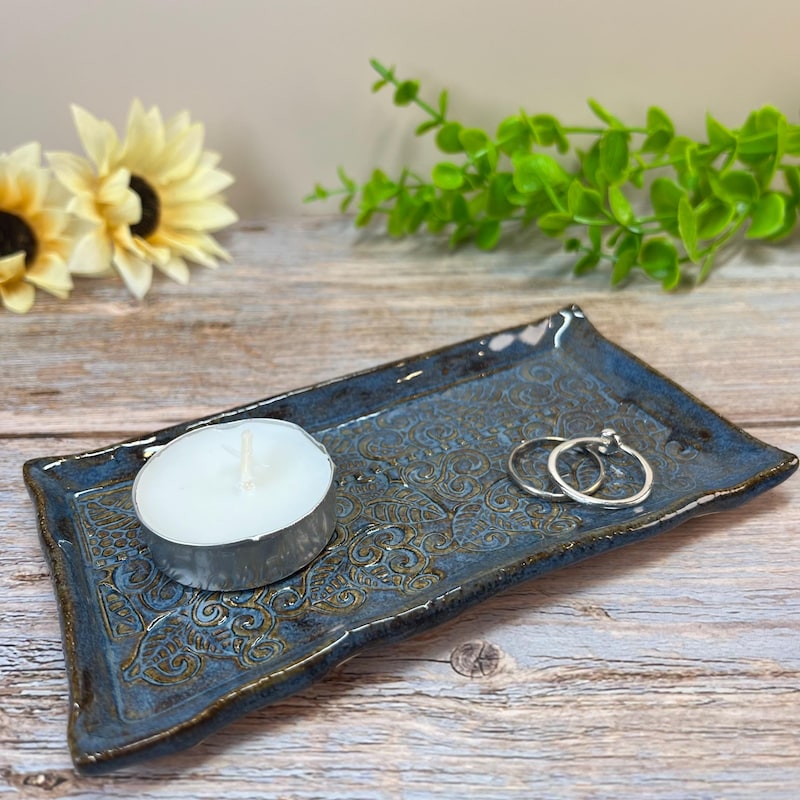 Small Rectangle Boho Tray - Etsy
