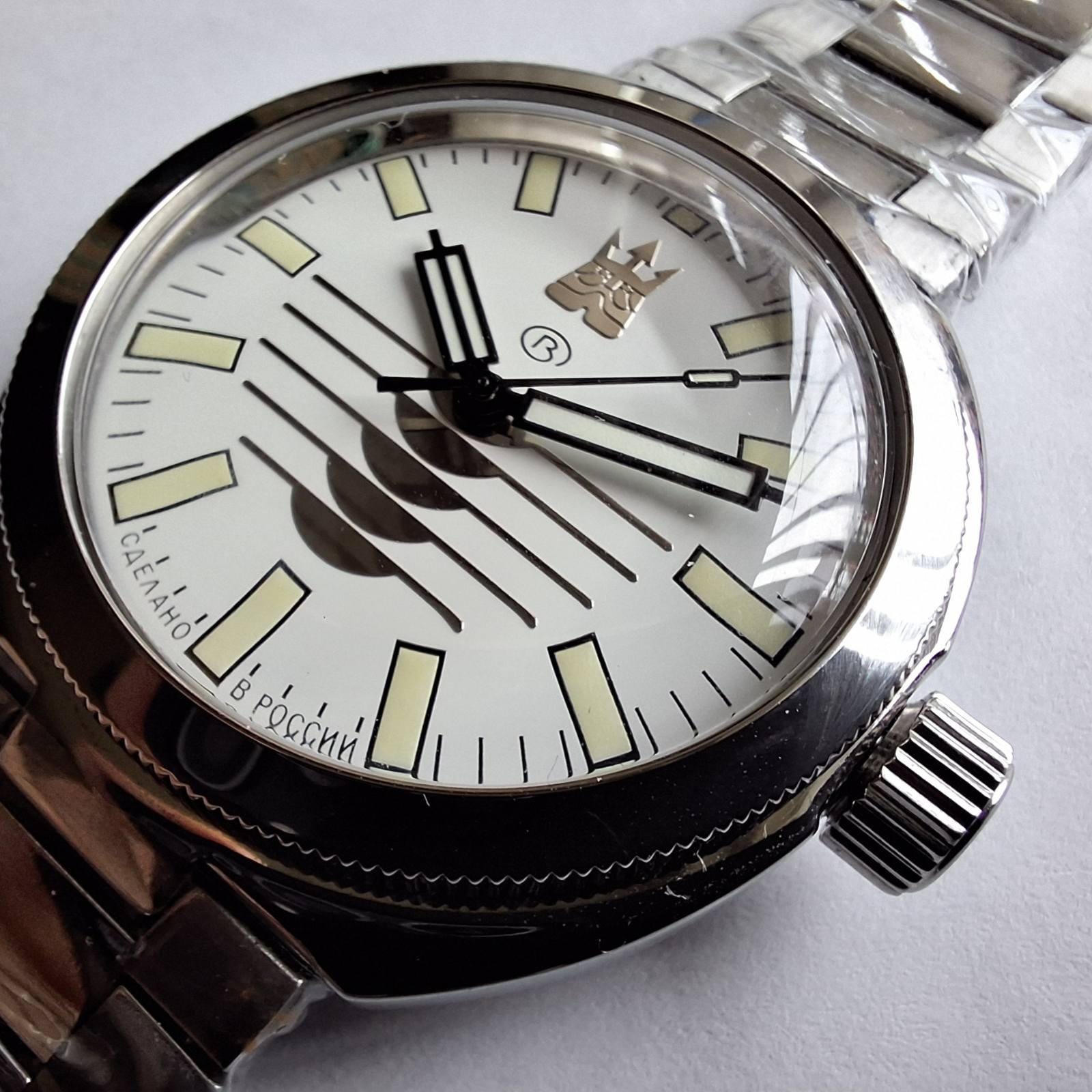 Automatic Watch. Vostok Amphibia. 96035G. NEPTUNE. Sapphire. 20
