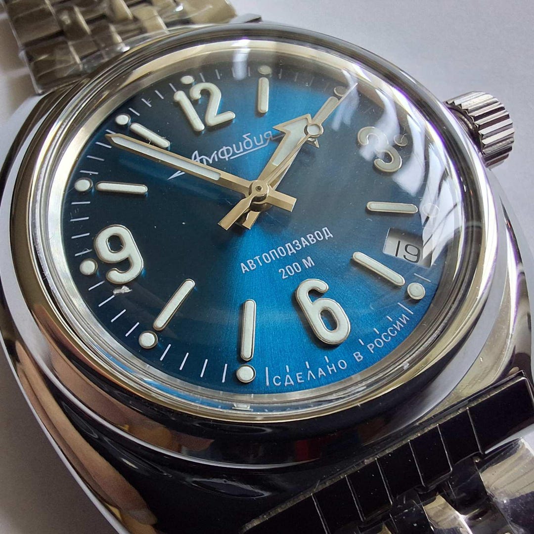 Automatic Watch. Vostok Amphibia. 710971. 20 ATM. - Etsy