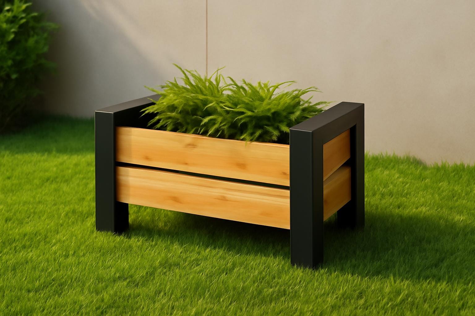 Etsy Rustic Wooden Planter Box Reference: Handmade Wooden Planter Box Modern Rustic Garden Decor Digital
