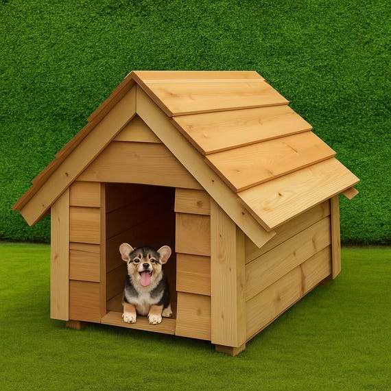 DIY Dog House Plans 4x4 Backyard Small Dog House Blueprint