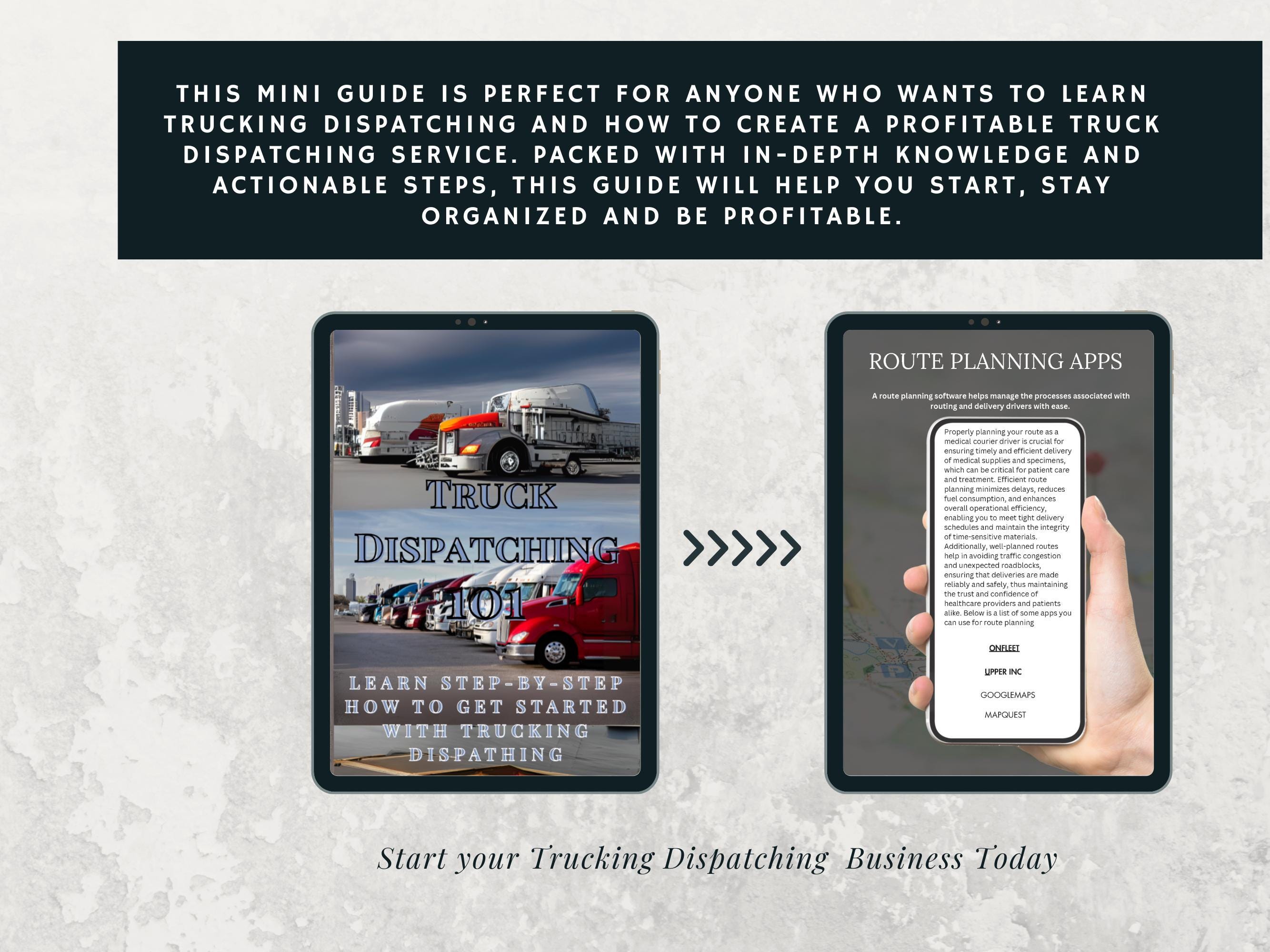 Truck Dispatching 101 W Bonus 2.5 Hour Mini Course | MRR & PLR | Learn ...