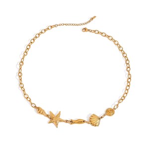 Ocean starfish charm necklace