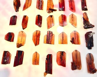 28 PCS BROOKITE Crystals Batch from Baluchistan Pakistan