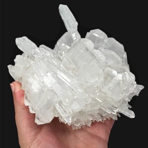 Fadenkwartscluster uit de Zhob-mijn, Baluchistan, Pakistan
