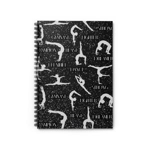 Gymnastics Dance School Journal Notebook Back to School Spiral Notebook Gymnast Dancer School Supplies Merch Girl Back to School Supplies