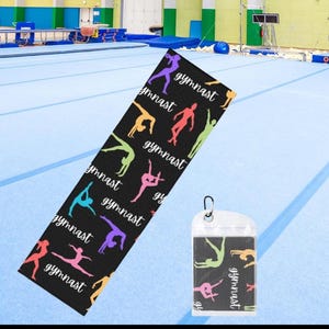 Gymnast Theme Cold Sports Towel Gymnastics Practice Accessories Practice Cooling Neck Rag Gymnastics Gifts Ideas Athlete Practice Merch