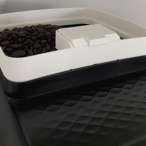 Philips LatteGo Coffee Reservoir Extension. (White color).For Phillips 800 1200 2200 3200 4300 5400 LatteGo