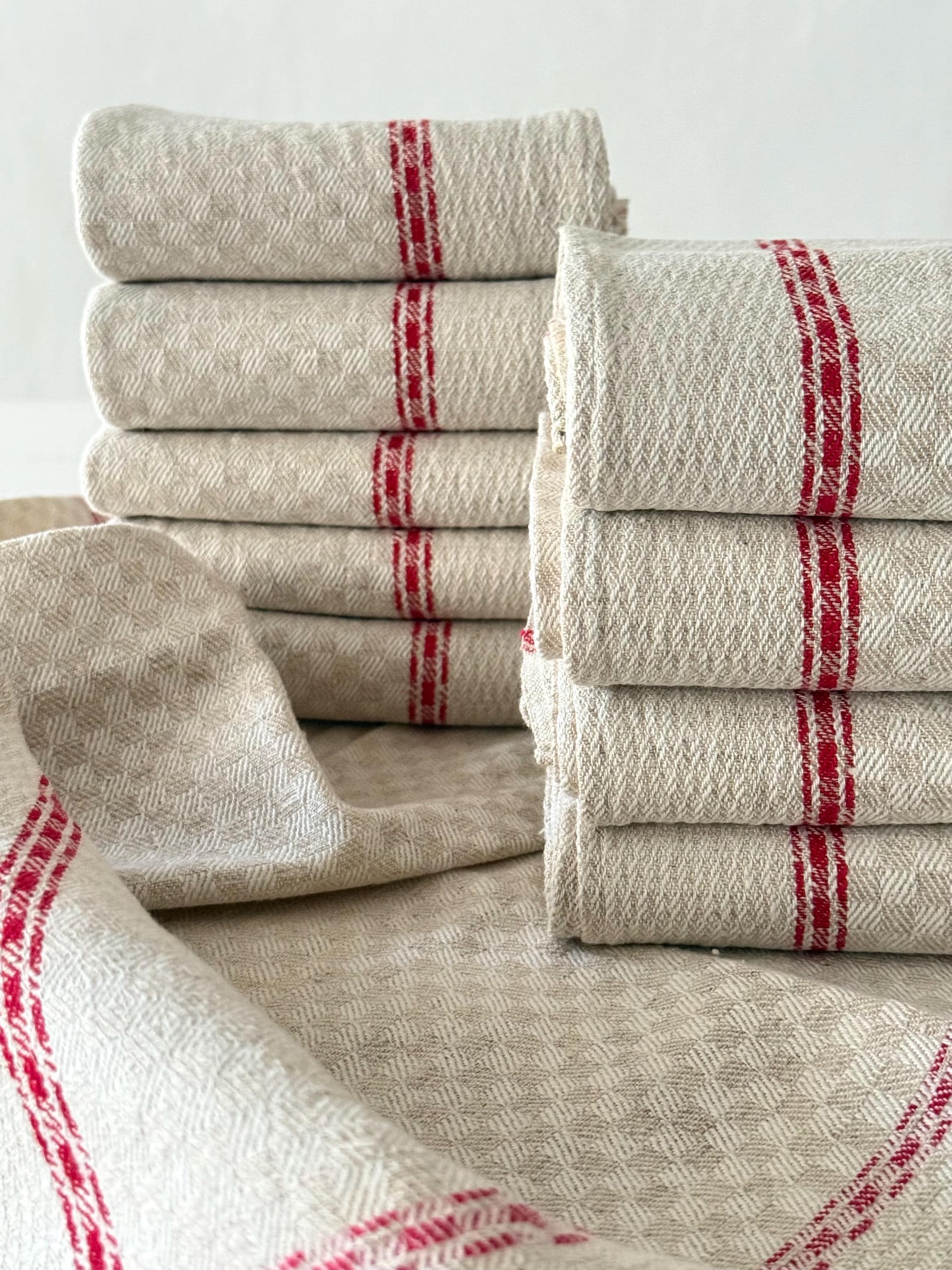 French Antique Linen Torchon - Etsy