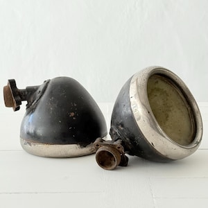 Pair of 20&#39;s French Citroën Type A Car Headlamps, Headlights