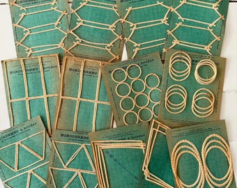 Choose! French Antique Embroidery Shapes and Frames, New Old Stock