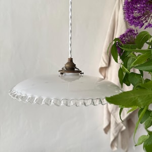 RESERVIERT FÜR DOREEN 12 &quot;Französische Vintage Frilly Pendelleuchte Kit