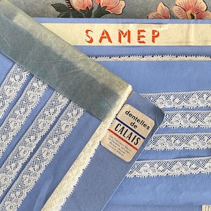11 ヤード フランス アンティーク 'Dentelles de Calais' レース - SAMEP