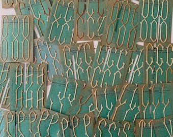 Choose! 2 3/4" French Antique Monograms for Embroidery, New Old Stock