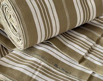 予約販売 - 希少なアンティークティッキング生地 1940年代の歴史的な