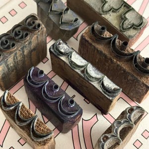 French Antique Embroidery Block Stamp