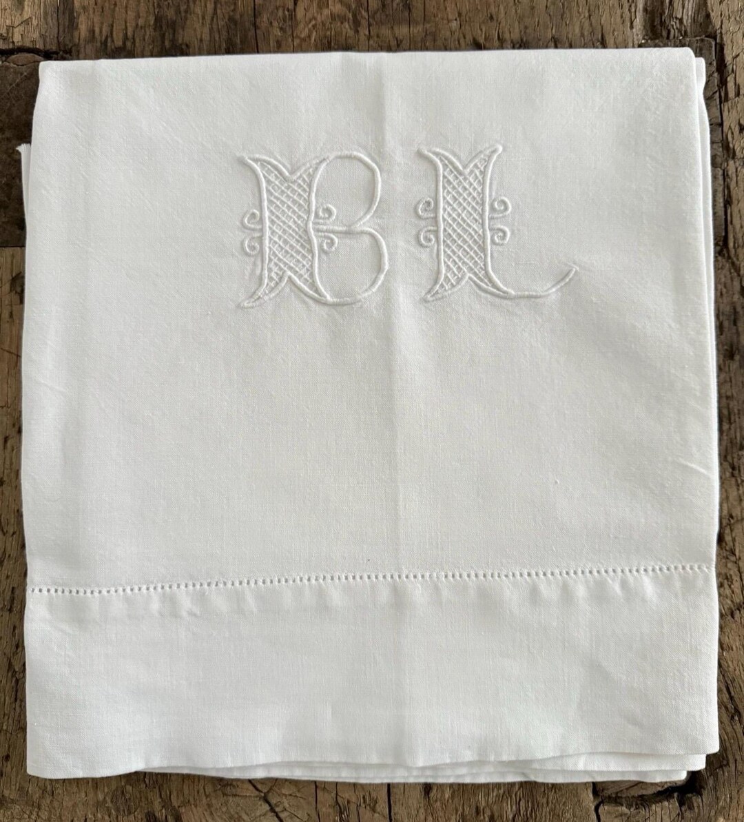 French Antique Monogrammed Panel - Etsy