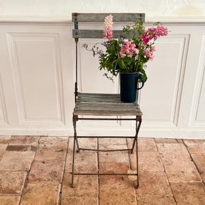 French Antique Café Folding Chair - Listing 3