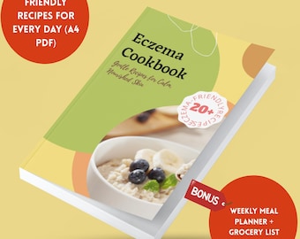 Ekzem Kochbuch: Entzündungshemmende Rezepte, Essensplan (Digital PDF)