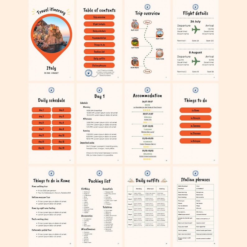 Travel Itinerary Itenary Template Travel Itenary Template Travel