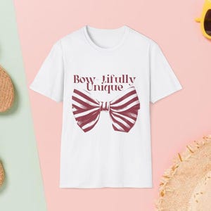 Pink Coquette Shirt, Pink Bow Shirt, Girly Aesthetic Shirt, Coquette Bow Shirt, Gift for Her, Cute Ribbon Shirt for Women, Pink Ribbon Bow