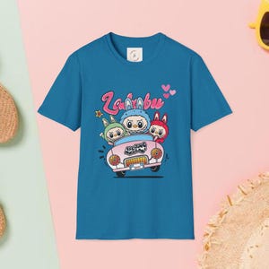 Labubu Colour Shirt, Cute labubu tshirt, Labubu graphic tee, Labubu monster, Car Labubu Shirt, Labubu lover Gift, Labubu Tee, Labubu Friends