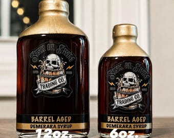 Barrel Aged Demerara Syrup 12oz. Bottles