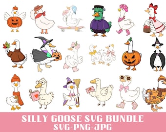 Goose SVG Bundle, Funny Goose Svg, Goose Door Hanger SVG, Goose SVG Bundle, Peeking Goose Svg, Silly Goose Svg, Goose Clipart, Goose svg