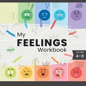 Feelings Workbook for Kids | 90 Pages of Emotional Regulation, Coping Skills, & Mindfulness Activities | Ages 4–7 SEL Printable