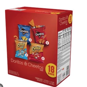 doritos & Cheetos variety mix pack of 18 (count)