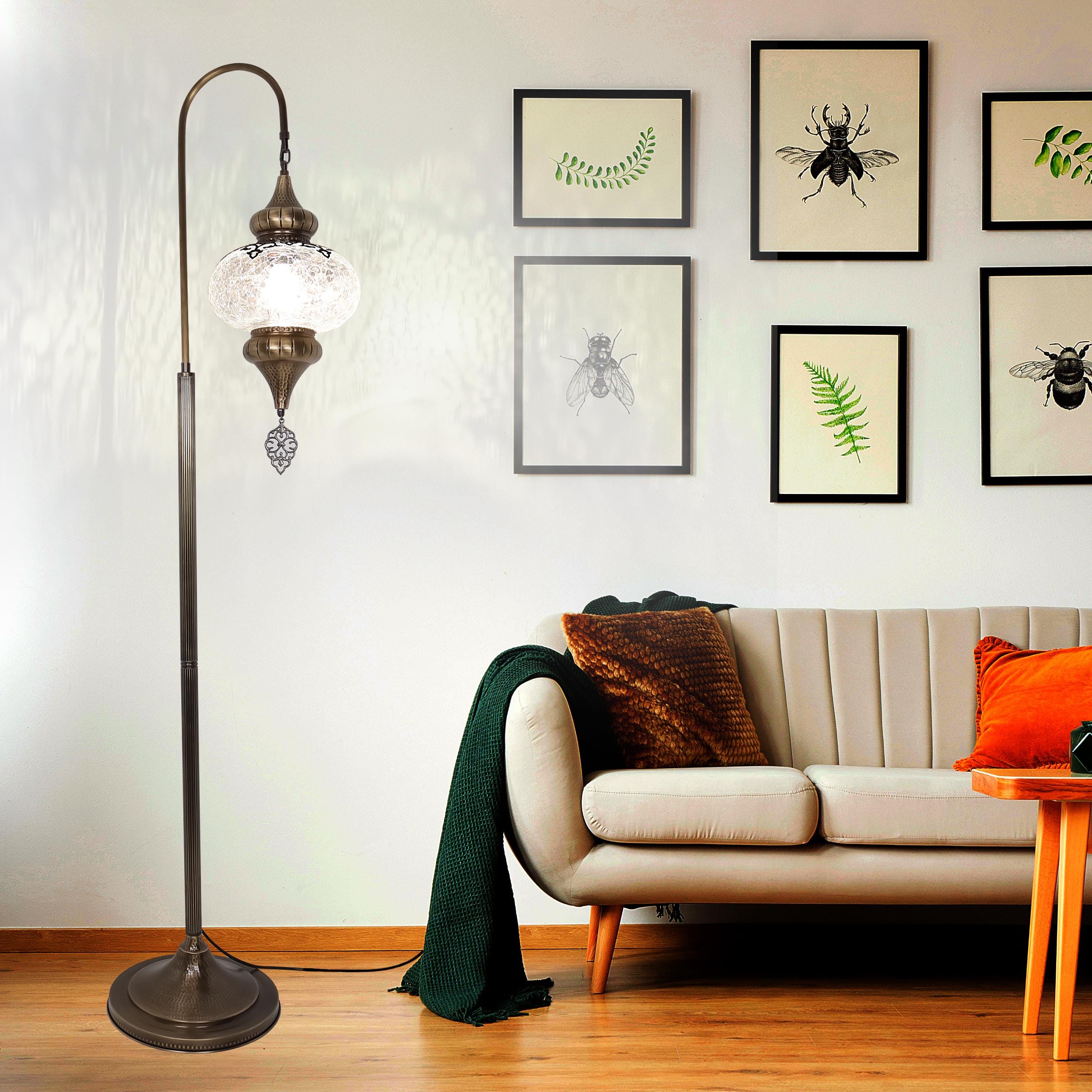 Vintage Bronze Floor Lamp - Etsy