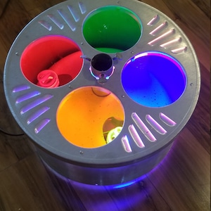 Restored Vintage Evergleam Tri-lite Color Wheel Revolving Aluminum ...