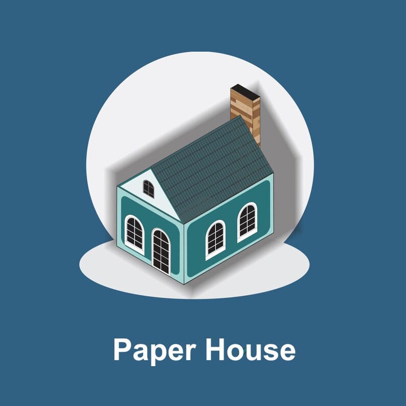 Build-a-house Paper Model – Printable Template PDF - Etsy