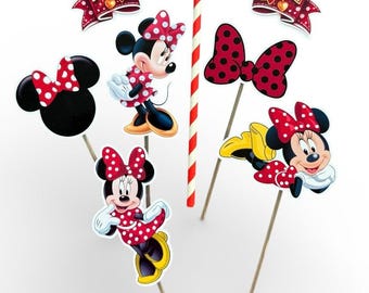 Happy Birthday Mouse Themed Cake Topper